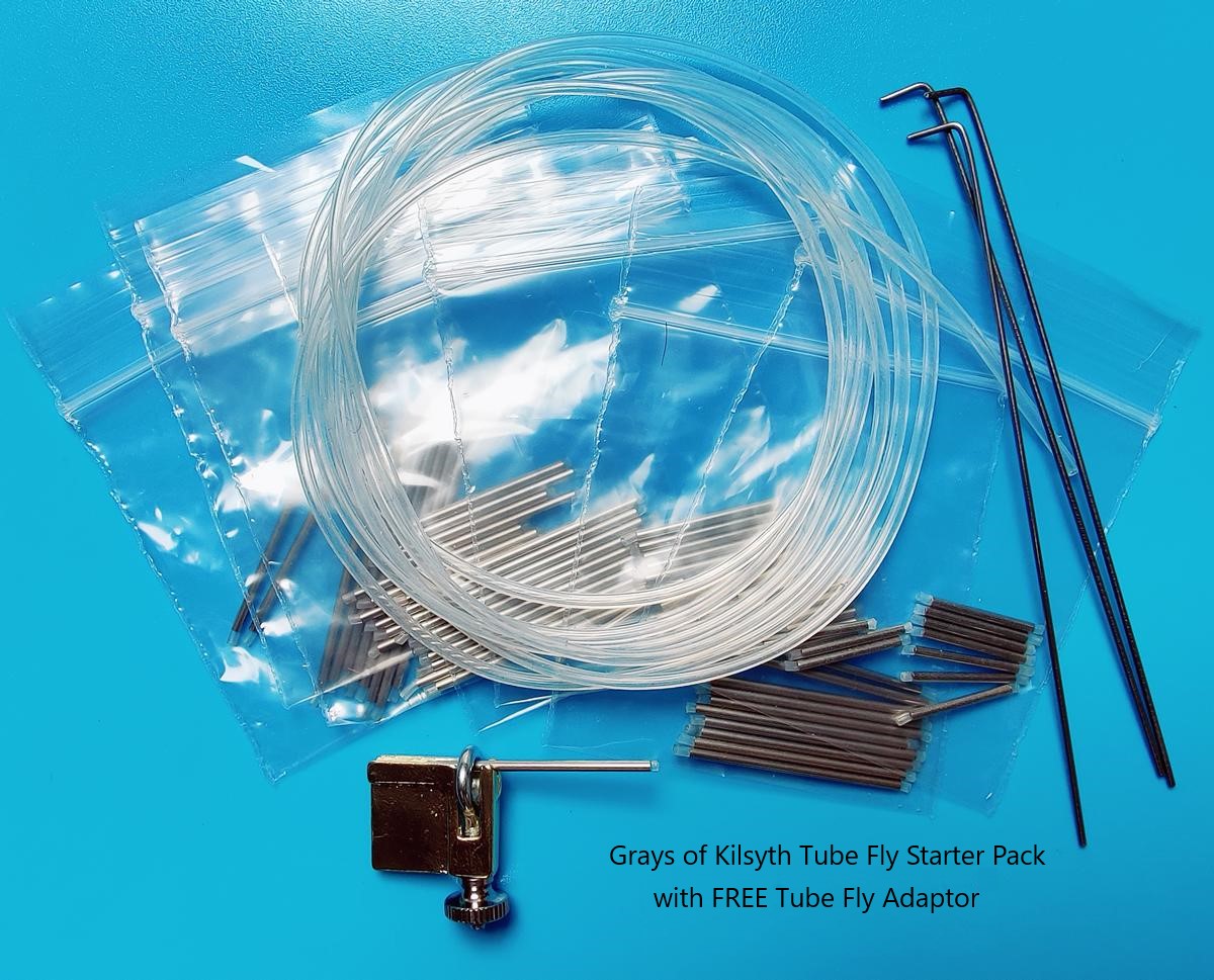 60 Fly Tying Tubes with FREE Tube Fly Adaptor